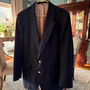 Arnold Palmer Executive Classic Navy Men's Sport Coat Blazer Jacket lined  42L